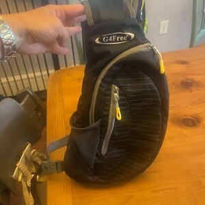 Black Sling Bag for Men